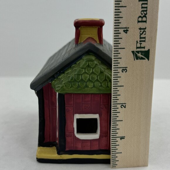 1998 Dickens Collectables Sugar Creek County Railroad Station Lighted Christmas - Picture 11 of 16